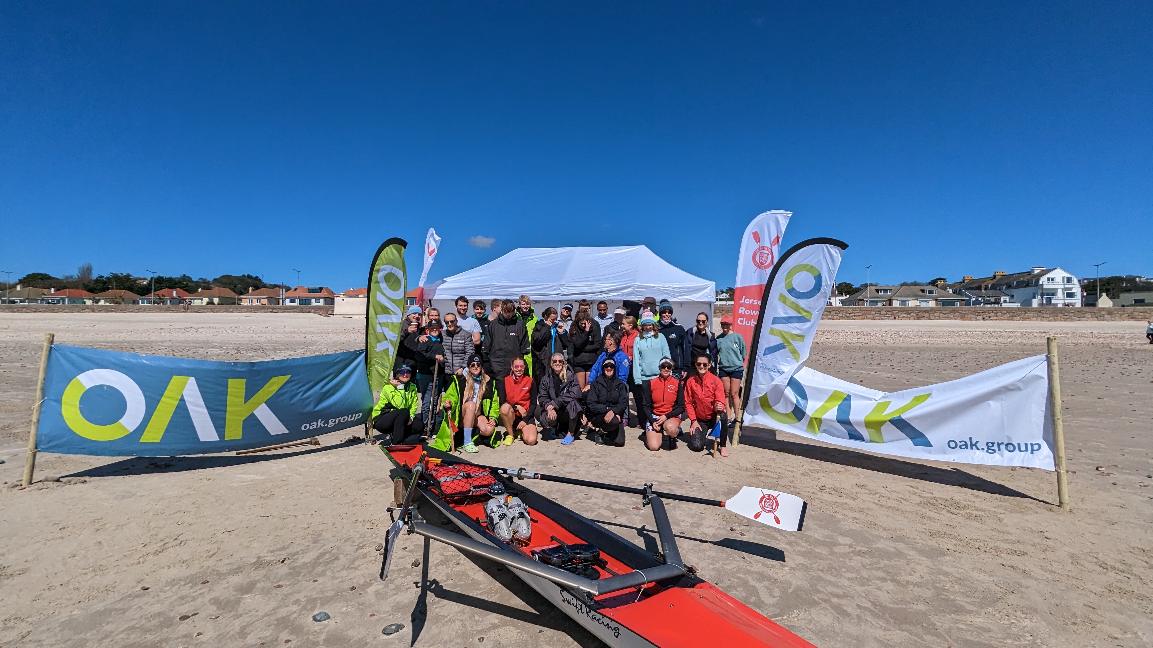 Oak sponsor The Jersey Rowing Club
